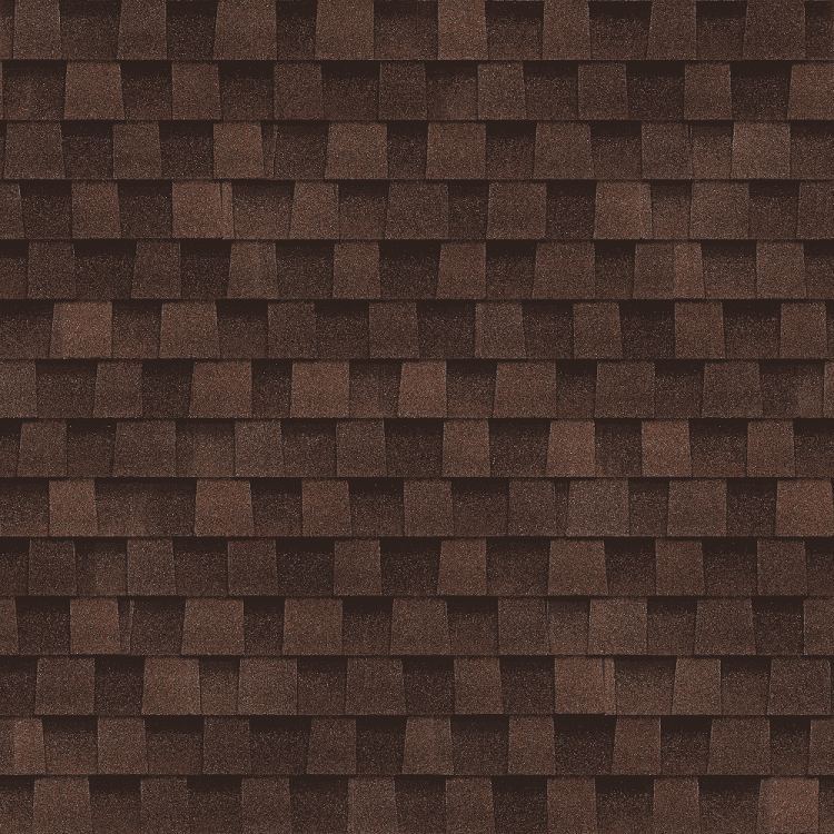 Гибкая черепица Технониколь многослойная SHINGLAS Фазенда, коричневый, 2.6м2